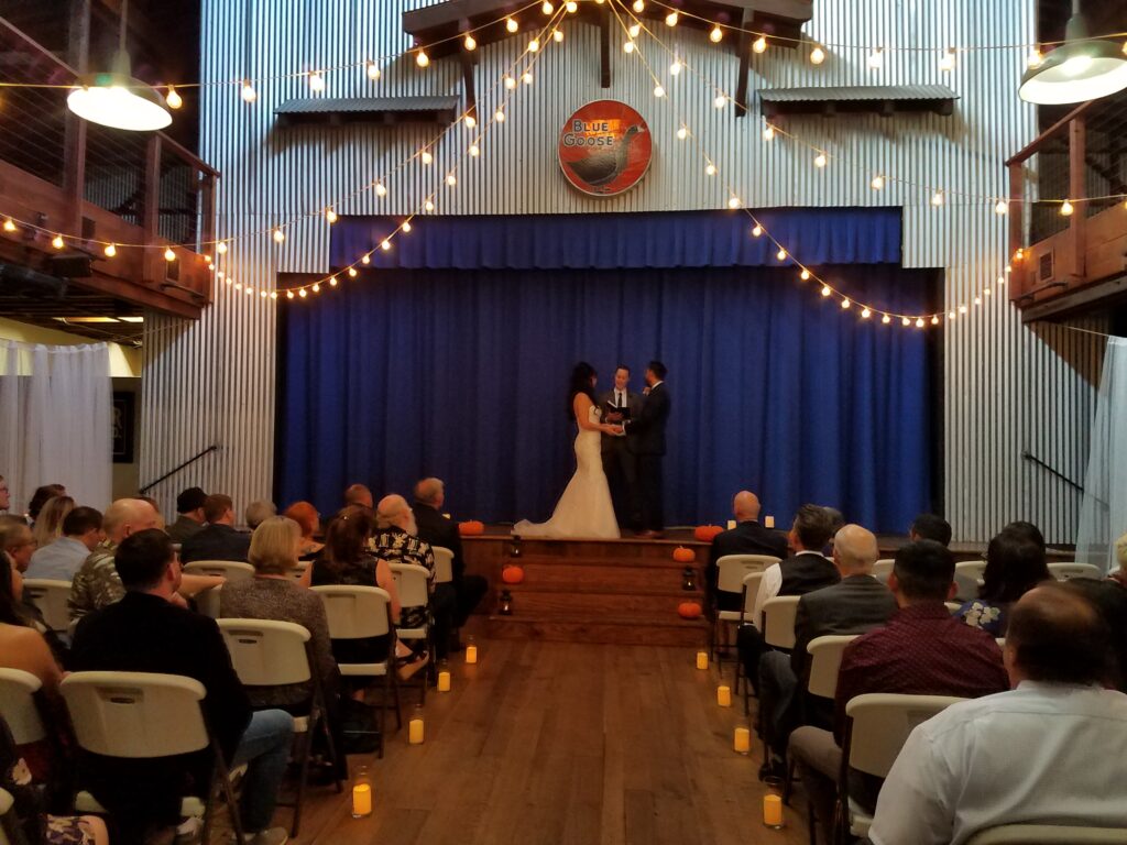 Wedding at Blue Goose Event Center in Loomis