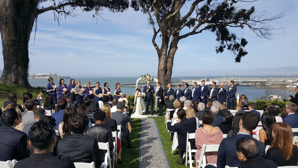 Wedding at The General's Residence in Fort Mason San Francisco
