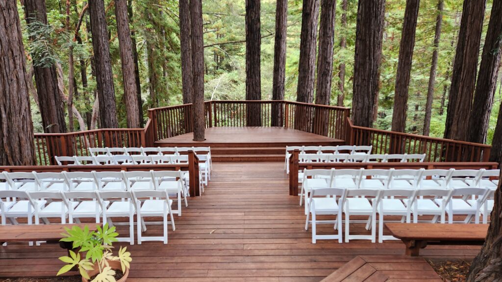 Wedding DJ Services at Amphitheater of the Redwoods